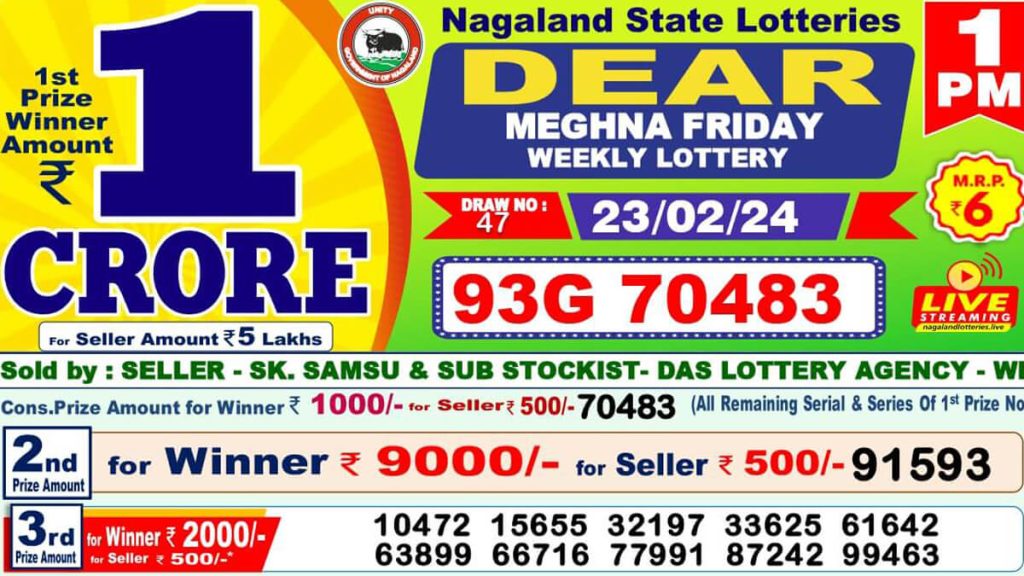 Lottery Sambad Result for February 23
