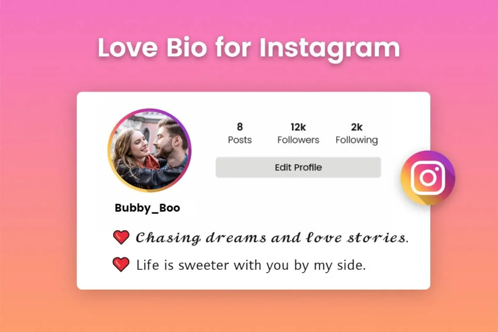 Love Bio For Instagram