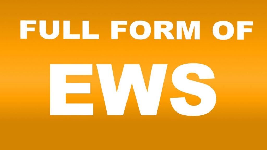 EWS Full Form