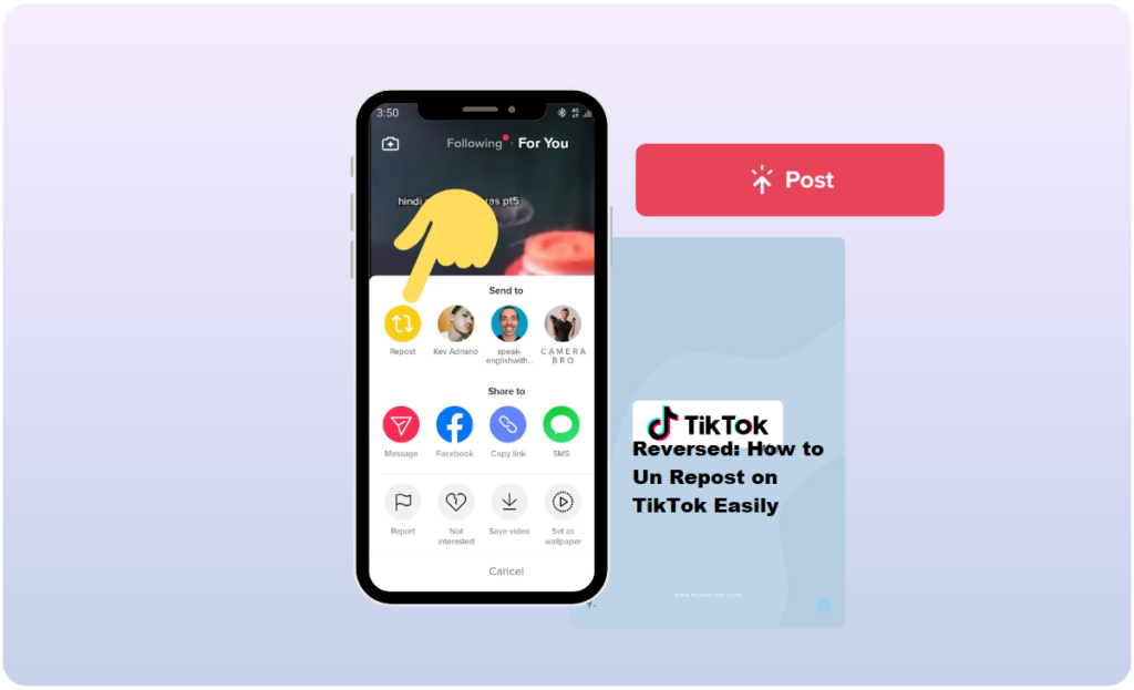 How to Un Repost on TikTok