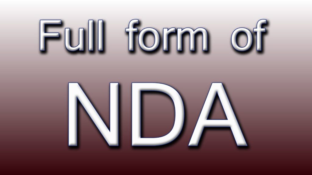 NDA Full Form