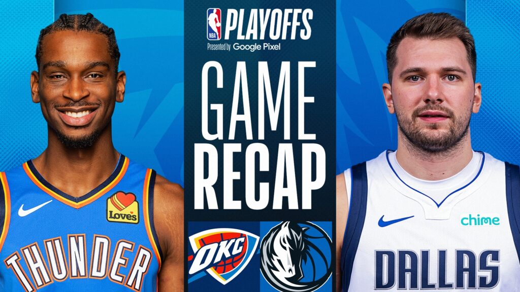 Okc Thunder vs Dallas Mavericks Match Player Stats