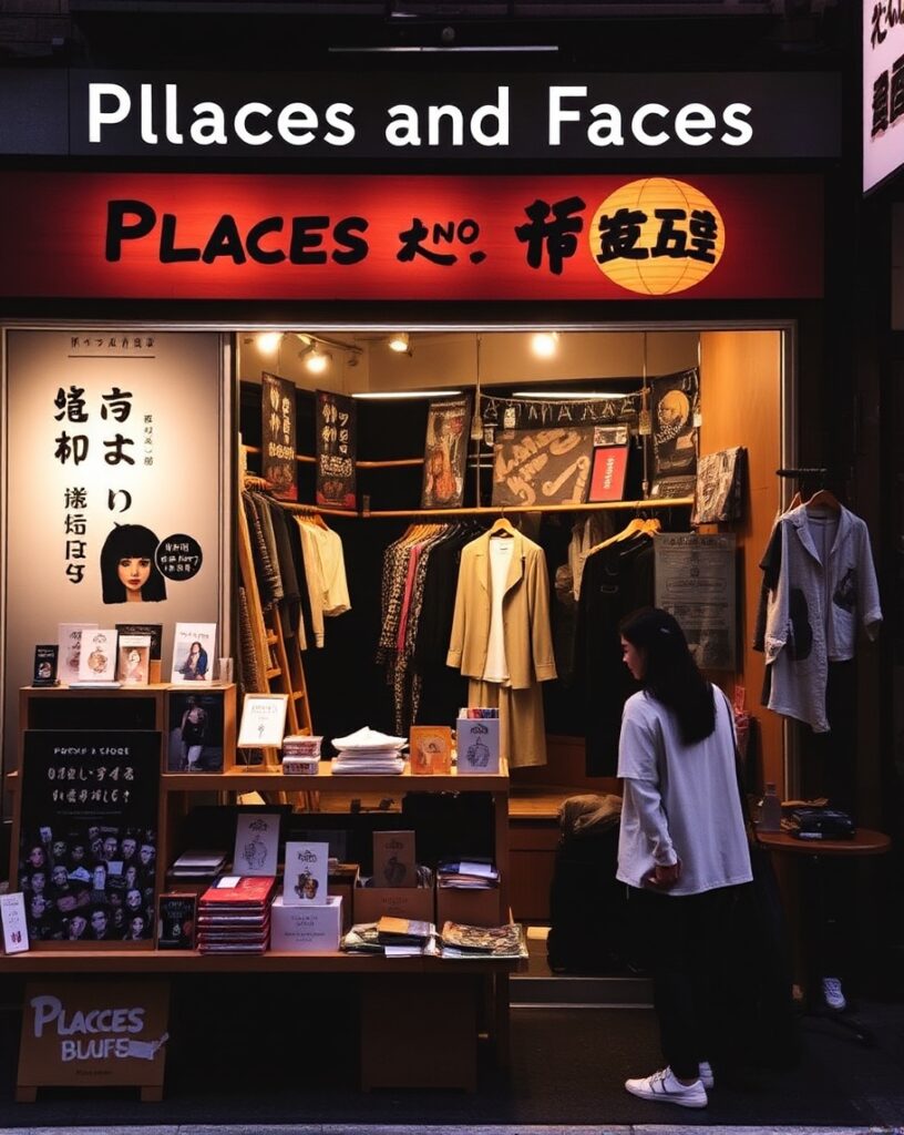 Places and Faces Pop Up Stores Tokyo