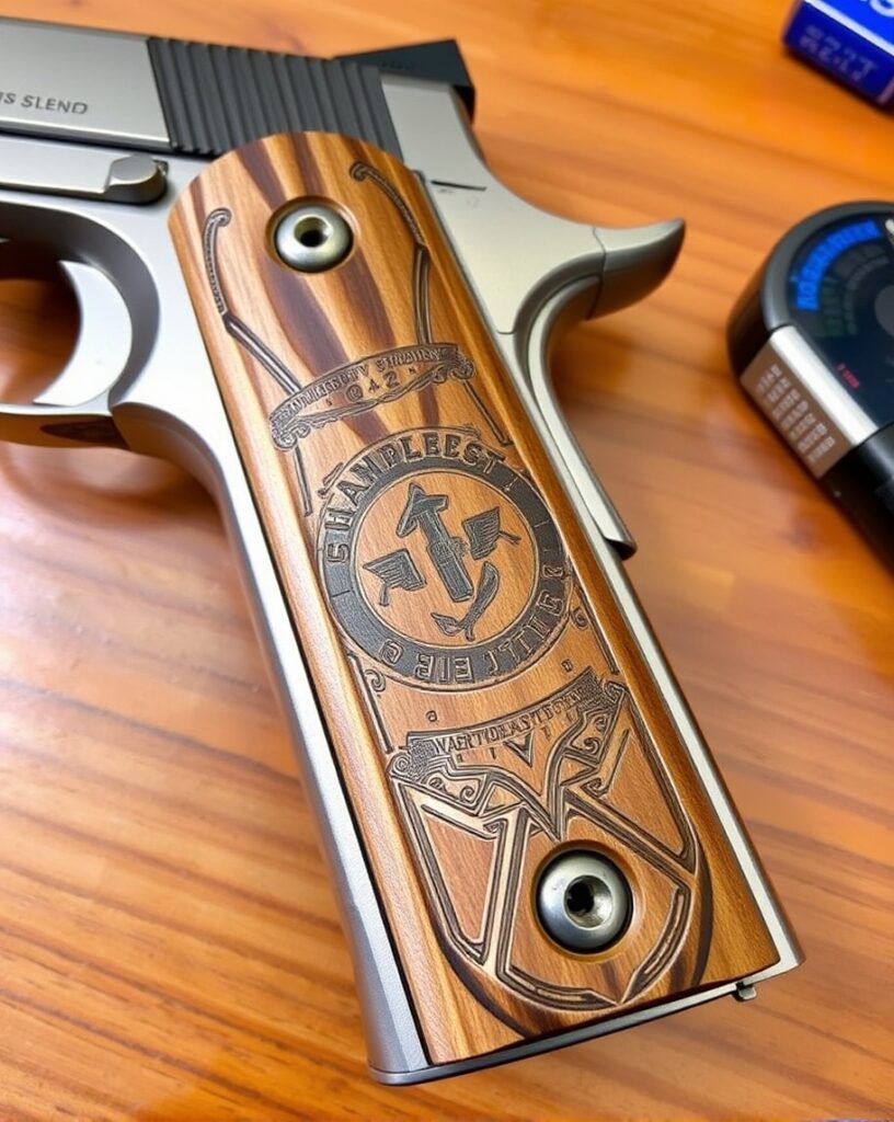 Stamping G OA2 on 1911 Grip