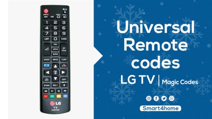 The Ultimate Guide to LG TV Remote Codes: Everything You Need to Know LG TV Remote Codes