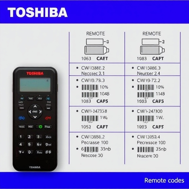 Toshiba Remote Codes: A Comprehensive Guide Toshiba Remote Codes