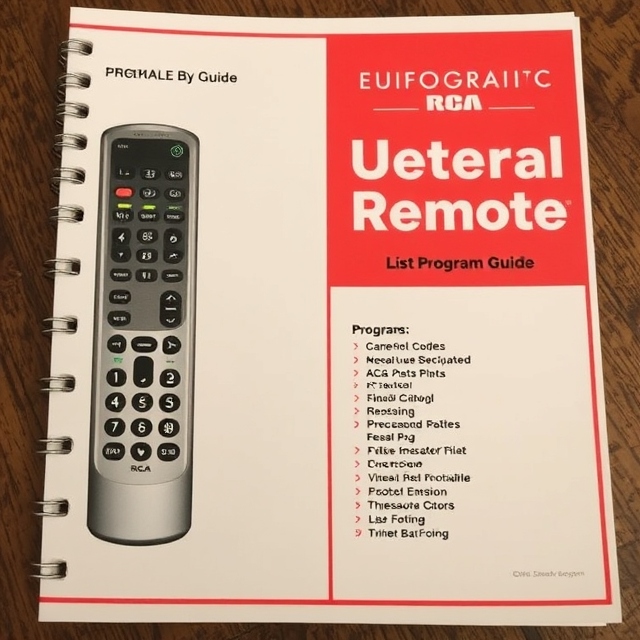 RCA Universal Remote Codes List and Program Guide RCA Universal Remote Codes List and Program Guide