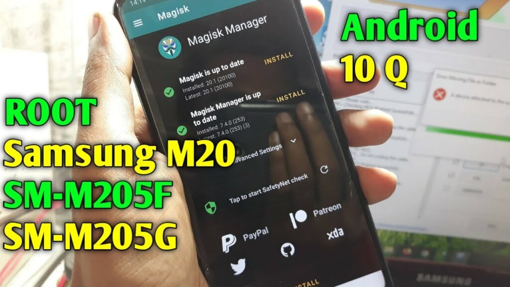 how to root samsung galaxy m20